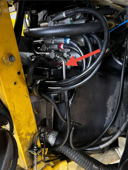 Lamborghini Gallardo E-Gear enhanced 07L115673 and 086325089A hydraulic line.