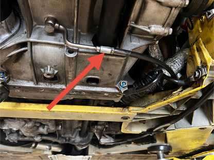 Lamborghini Gallardo E-Gear enhanced 07L115673 and 086325089A hydraulic line.