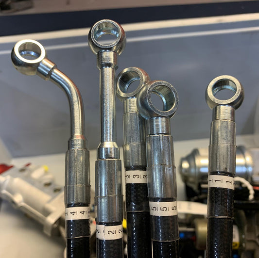 Ferrari 04-06 F430 F1 Hydraulic Actuator Hose set.