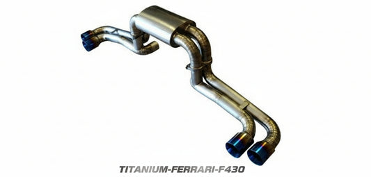 Ferrari 430 F430 Coupe Spider 05-09 Titanium Exhaust System without Valves PN: TITANIUM-FERRARI-F430